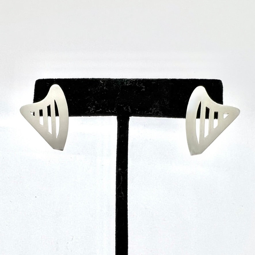 CLASSIC or CELTIC harp stud earrings