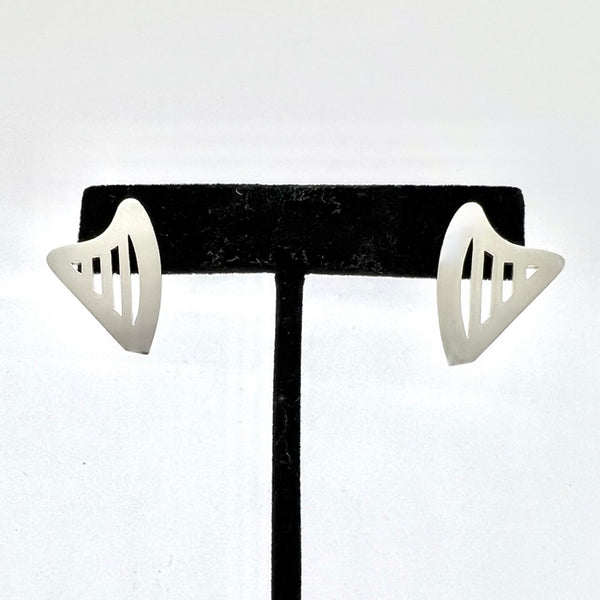 CLASSIC or CELTIC harp stud earrings